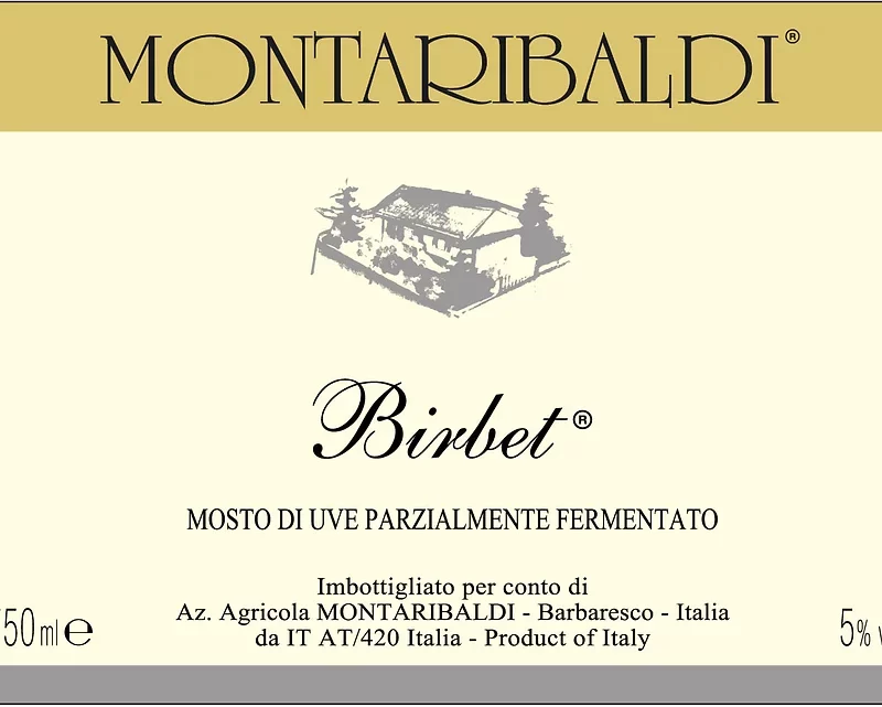 Montaribaldi Brachetto Rosso Dolce “Birbet” NV